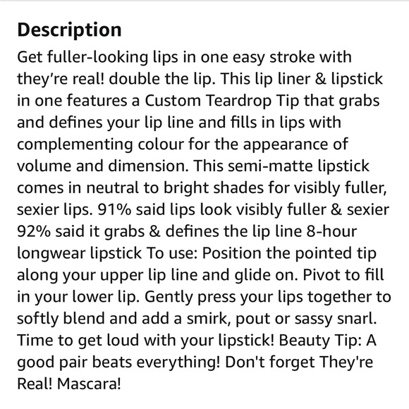 NEW Benefit Cosmetics Double the Lip Lipstick & Liner - Pink Thrills - Picture 6 of 6